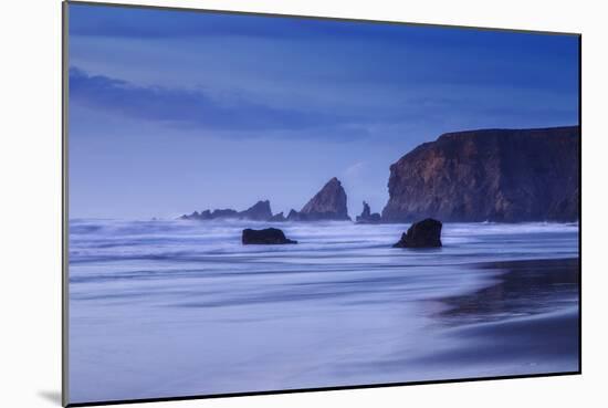 Bluesy Beach, Fort Bragg Mendocino California-Vincent James-Mounted Photographic Print