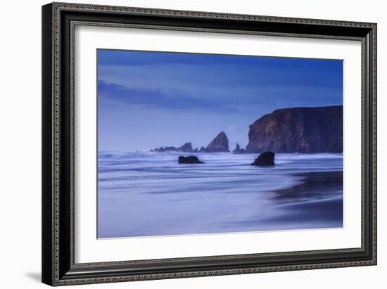 Bluesy Beach, Fort Bragg Mendocino California-Vincent James-Framed Photographic Print