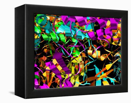 Bluetongue Virus Core Protein-Laguna Design-Framed Premier Image Canvas