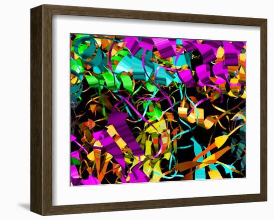 Bluetongue Virus Core Protein-Laguna Design-Framed Photographic Print