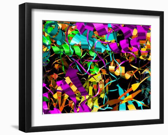 Bluetongue Virus Core Protein-Laguna Design-Framed Photographic Print