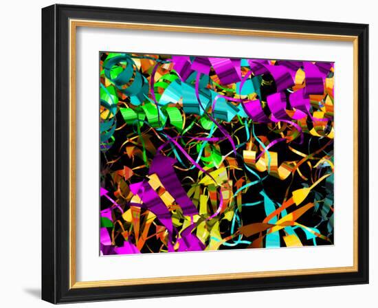 Bluetongue Virus Core Protein-Laguna Design-Framed Photographic Print