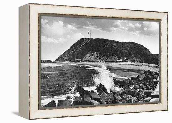 Bluff and Lighthouse, Durban, South Africa-null-Framed Premier Image Canvas
