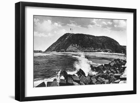 Bluff and Lighthouse, Durban, South Africa-null-Framed Giclee Print