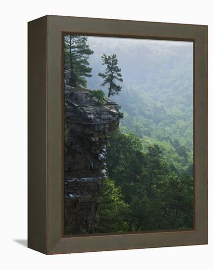 Bluff at Cedar Creek, Petit Jean State Park, Arkansas, USA-Charles Gurche-Framed Premier Image Canvas