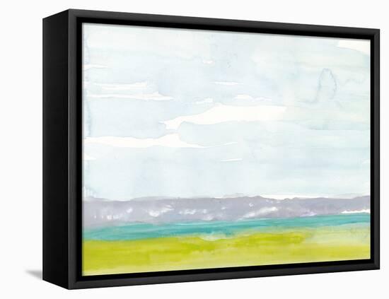 Bluff Beach-Rob Delamater-Framed Stretched Canvas