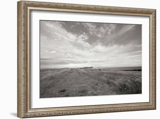 Bluff Path BW-Dana Styber-Framed Photographic Print