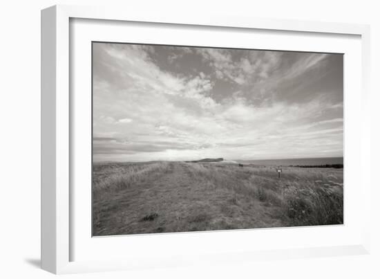 Bluff Path BW-Dana Styber-Framed Photographic Print