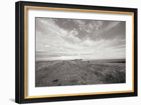 Bluff Path BW-Dana Styber-Framed Photographic Print