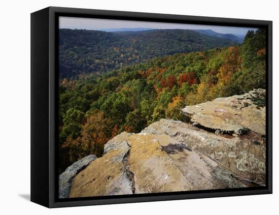 Bluff, Petit Jean State Park, Arkansas, USA-Charles Gurche-Framed Premier Image Canvas