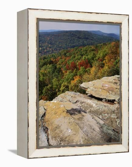 Bluff, Petit Jean State Park, Arkansas, USA-Charles Gurche-Framed Premier Image Canvas