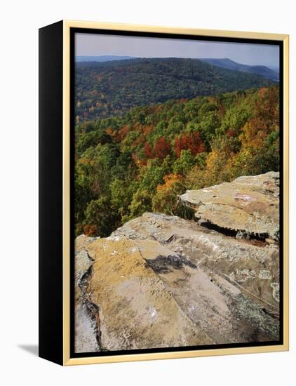 Bluff, Petit Jean State Park, Arkansas, USA-Charles Gurche-Framed Premier Image Canvas