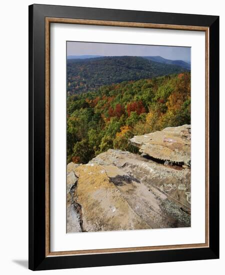 Bluff, Petit Jean State Park, Arkansas, USA-Charles Gurche-Framed Photographic Print