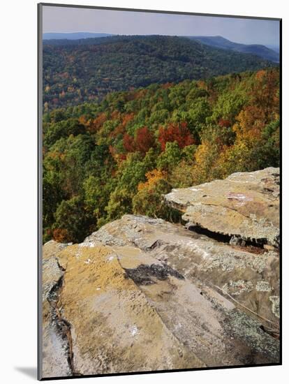 Bluff, Petit Jean State Park, Arkansas, USA-Charles Gurche-Mounted Photographic Print