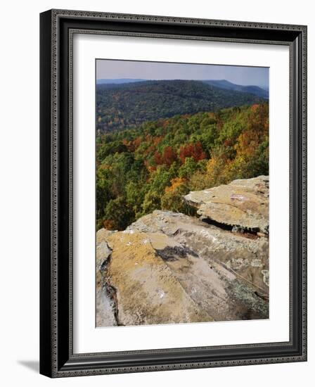 Bluff, Petit Jean State Park, Arkansas, USA-Charles Gurche-Framed Photographic Print