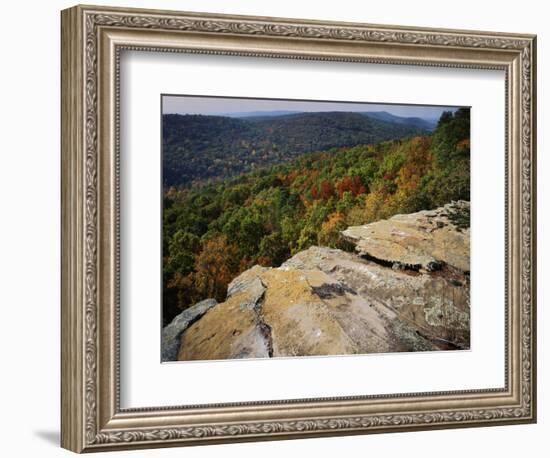 Bluff, Petit Jean State Park, Arkansas, USA-Charles Gurche-Framed Photographic Print