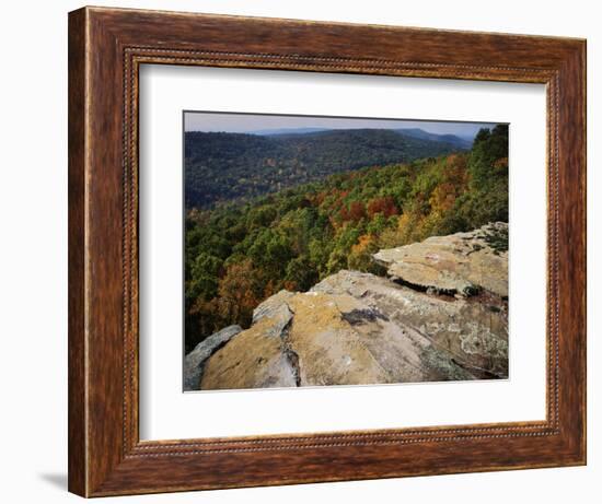 Bluff, Petit Jean State Park, Arkansas, USA-Charles Gurche-Framed Photographic Print