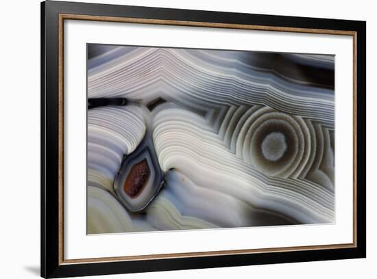 Bluish Baker Egg, Thunderegg, New Mexico-Darrell Gulin-Framed Photographic Print