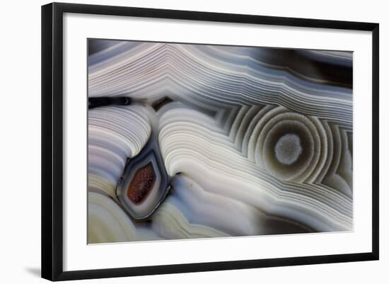 Bluish Baker Egg, Thunderegg, New Mexico-Darrell Gulin-Framed Photographic Print