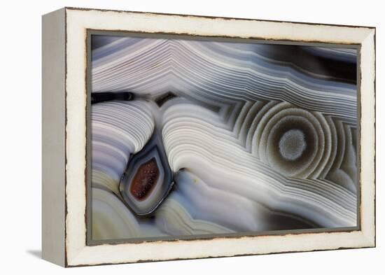 Bluish Baker Egg, Thunderegg, New Mexico-Darrell Gulin-Framed Premier Image Canvas