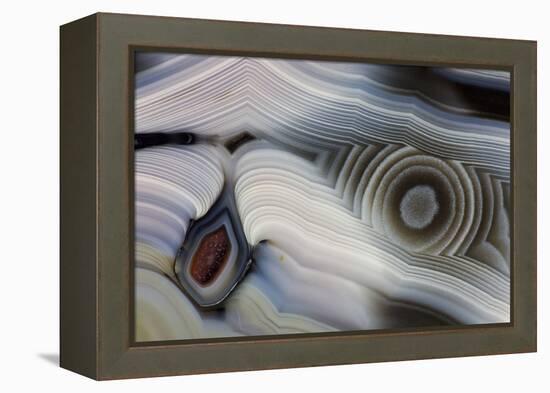 Bluish Baker Egg, Thunderegg, New Mexico-Darrell Gulin-Framed Premier Image Canvas