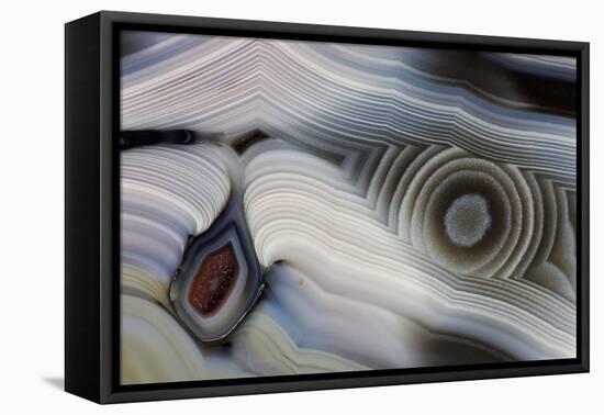 Bluish Baker Egg, Thunderegg, New Mexico-Darrell Gulin-Framed Premier Image Canvas