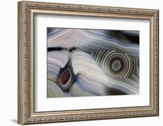 Bluish Baker Egg, Thunderegg, New Mexico-Darrell Gulin-Framed Photographic Print