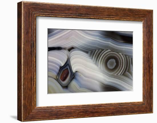 Bluish Baker Egg, Thunderegg, New Mexico-Darrell Gulin-Framed Photographic Print