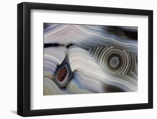 Bluish Baker Egg, Thunderegg, New Mexico-Darrell Gulin-Framed Photographic Print