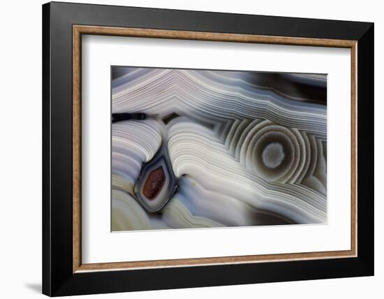 Bluish Baker Egg, Thunderegg, New Mexico-Darrell Gulin-Framed Photographic Print