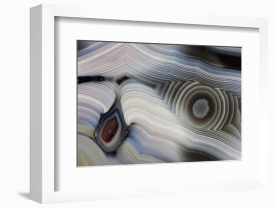 Bluish Baker Egg, Thunderegg, New Mexico-Darrell Gulin-Framed Photographic Print