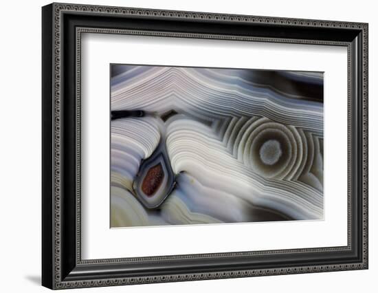 Bluish Baker Egg, Thunderegg, New Mexico-Darrell Gulin-Framed Photographic Print