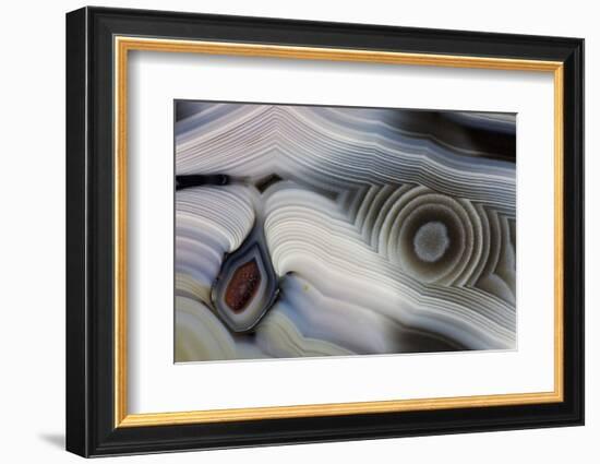 Bluish Baker Egg, Thunderegg, New Mexico-Darrell Gulin-Framed Photographic Print