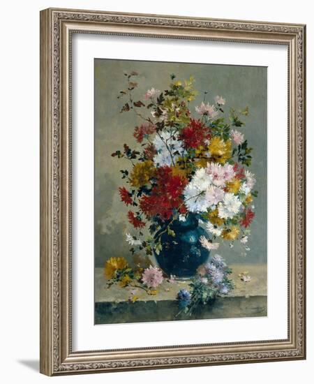 Blumenbouquet-Eugene Henri Cauchois-Framed Giclee Print