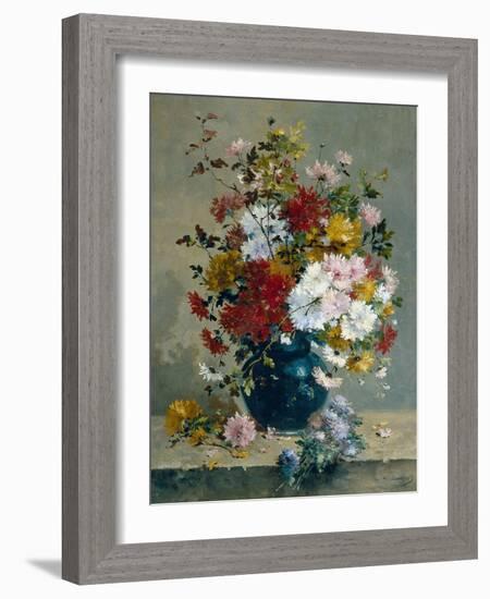 Blumenbouquet-Eugene Henri Cauchois-Framed Giclee Print