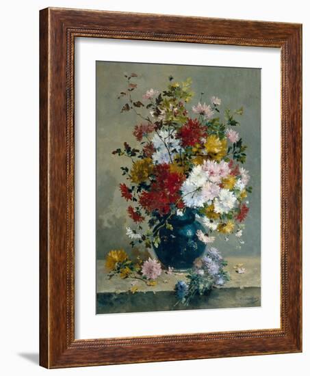 Blumenbouquet-Eugene Henri Cauchois-Framed Giclee Print