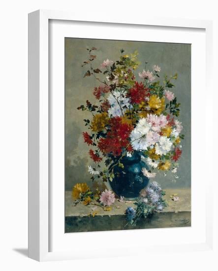 Blumenbouquet-Eugene Henri Cauchois-Framed Giclee Print