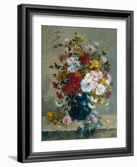 Blumenbouquet-Eugene Henri Cauchois-Framed Giclee Print