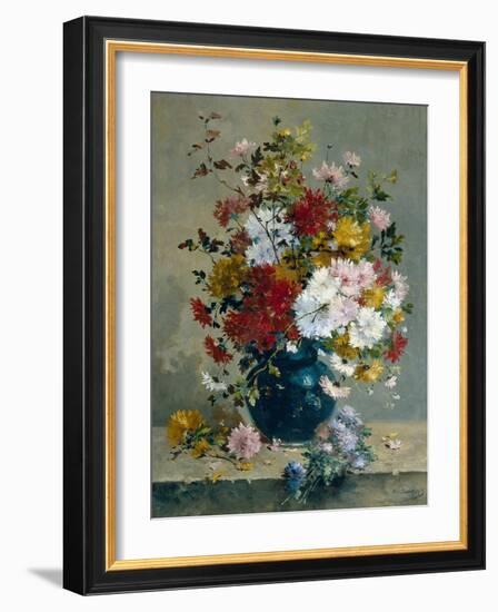 Blumenbouquet-Eugene Henri Cauchois-Framed Giclee Print