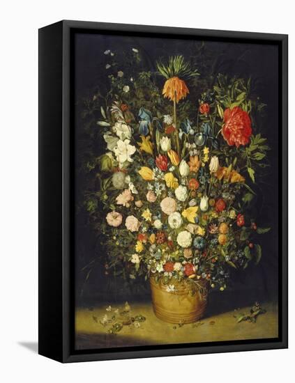 Blumenstrauss. Nach 1607-Jan Brueghel the Elder-Framed Premier Image Canvas