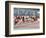 Blured Action at the Start of a Mens 100 Meter Track and Field Race-Paul Sutton-Framed Photographic Print