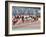 Blured Action at the Start of a Mens 100 Meter Track and Field Race-Paul Sutton-Framed Photographic Print