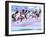 Blured Action at the Start of a Mens 100 Meter Track and Field Race-Paul Sutton-Framed Photographic Print