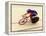 Blurred Action of Cyclist on the Track-Chris Trotman-Framed Premier Image Canvas