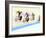 Blurred Action of Cyclist on the Track-Chris Trotman-Framed Photographic Print