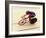 Blurred Action of Cyclist on the Track-Chris Trotman-Framed Photographic Print