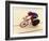 Blurred Action of Cyclist on the Track-Chris Trotman-Framed Photographic Print