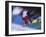 Blurred Action of Snowboarder, Nagano, JPN-null-Framed Photographic Print