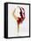 Blurred Action of Woman Figure Skater, Torino, Italy-Chris Trotman-Framed Premier Image Canvas