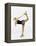 Blurred Action of Woman Figure Skater, Torino, Italy-Chris Trotman-Framed Premier Image Canvas